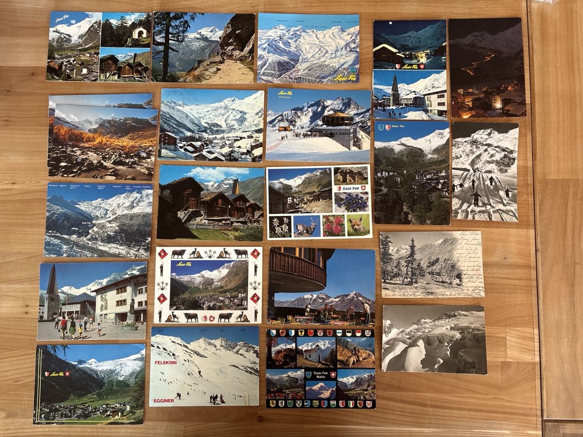 Cartoline postali: AK von Saas Fee – Usato da Rümlang venduto da Brieftaube2