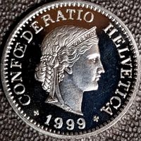 10 Rappen 1999 stgl. / aus Münzsatz