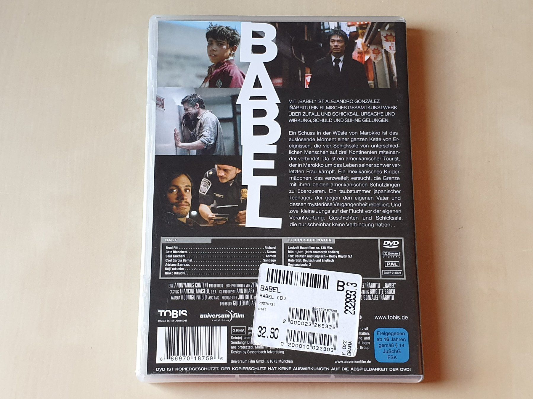Tous les DVDs: Babel – D'occasion à Stansstad par collectorsshop 1