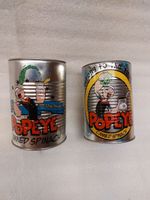2 Piggy Banks - Popeye's Spinach Can - Frs 1