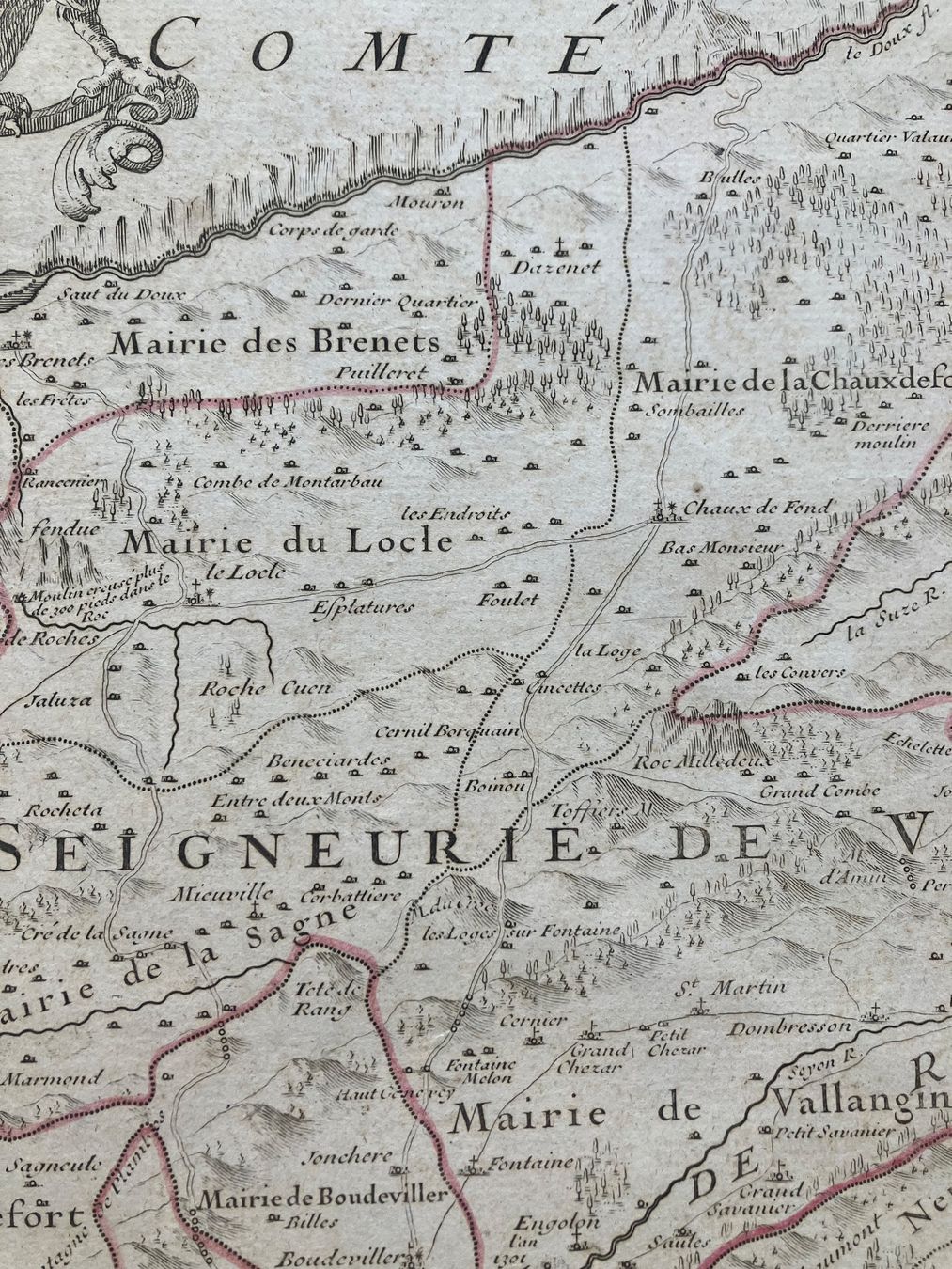 Incisioni: Souverainité de Neuchatel et Valangin 1745 – Usato da Basel venduto da papageientulpe 3
