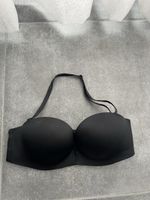 Schwarzer Victoria‘s Secret Padded Strapless BH Grösse 34B