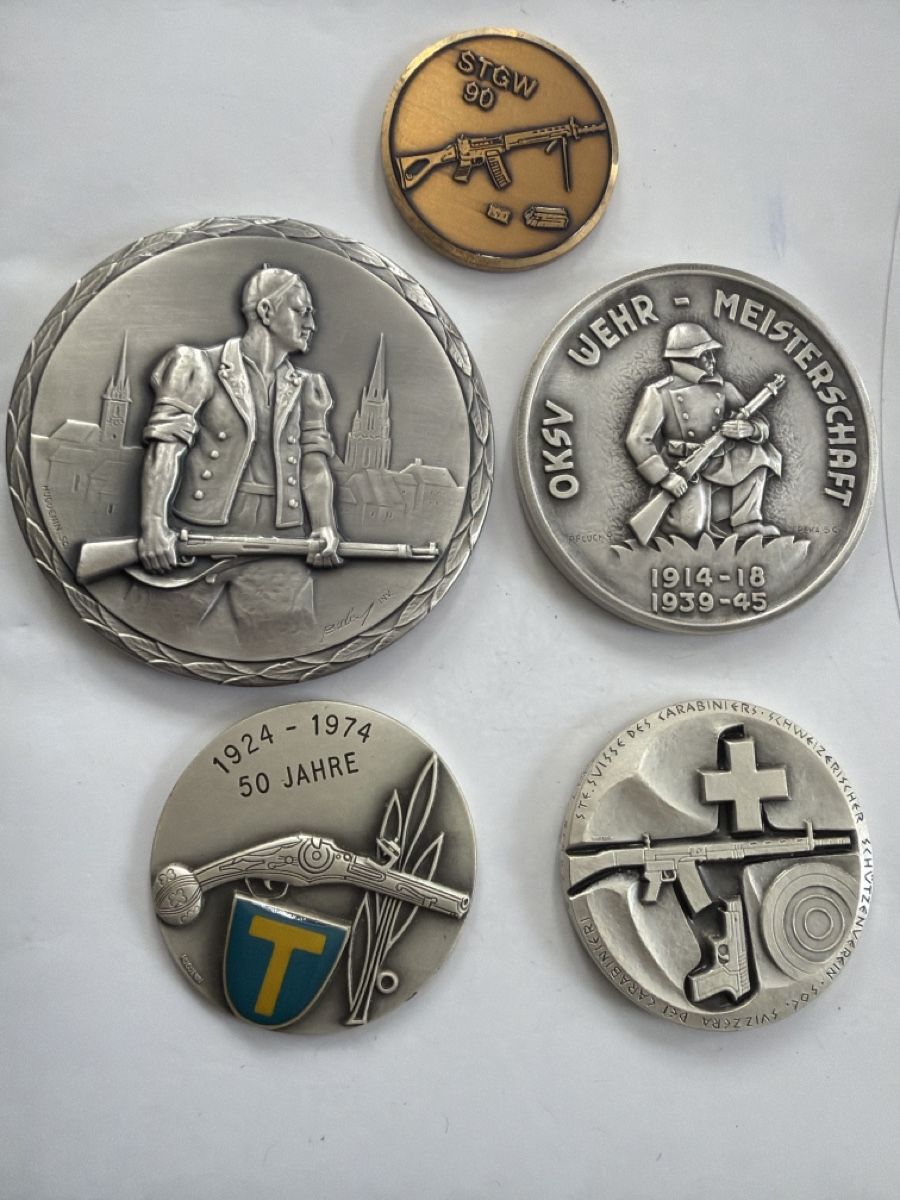 Medaglie: Médailles de tir Suisse  – Usato da Hittnau venduto da Pat_yl7f