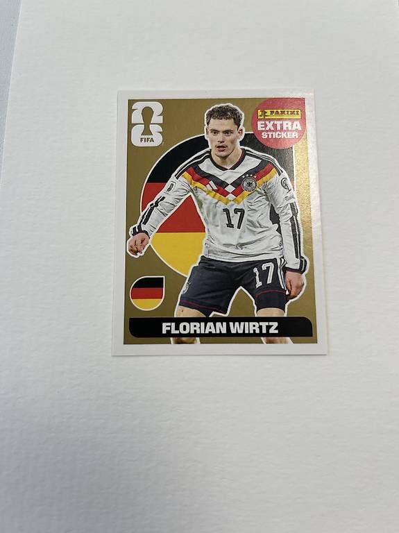 Carte collezionabili: Florian Wirtz Extra Sticker Gold – Usato da Rheinau venduto da Orcas