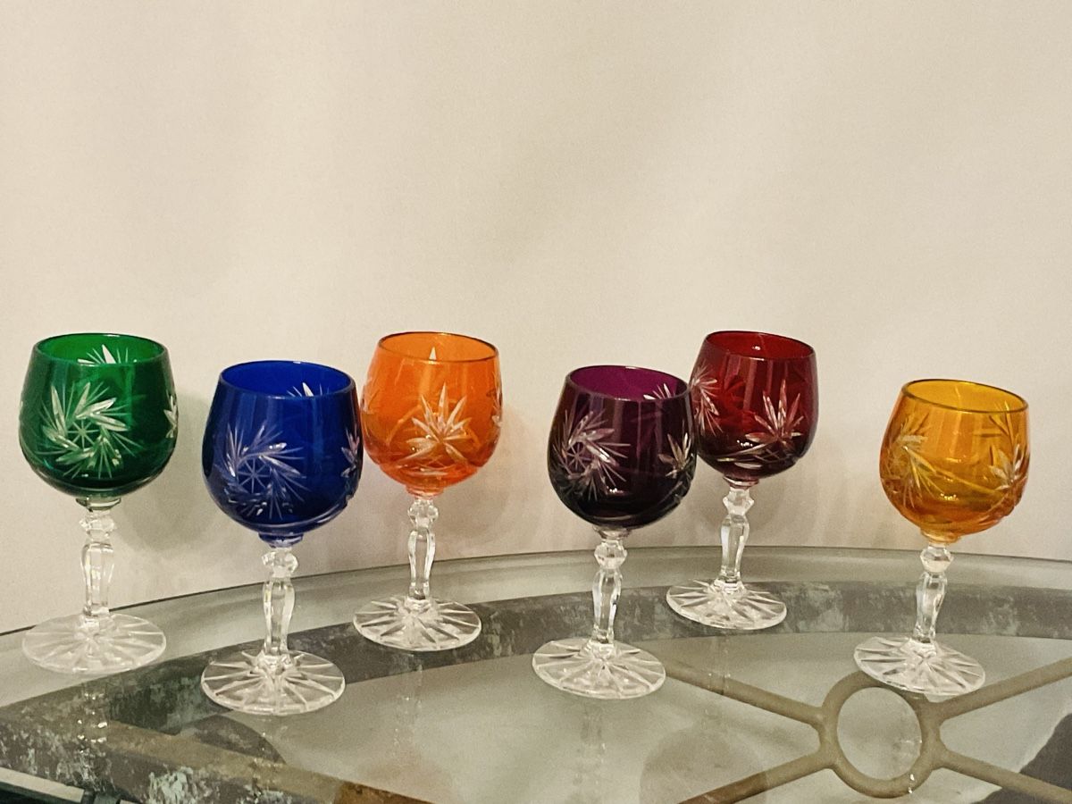 Gläser: VINTAGE BLEIKRISTALL RÖMER APERITIF GLÄSER – Gebraucht aus Boll von Laima1975 5