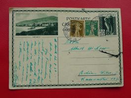 1950: Karte: ST.MORITZ (GR) n. BERLIN, gute Frankatur