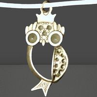 🦉 Handmade Unikat: Die "Eulen"-Lederhalskette 💫