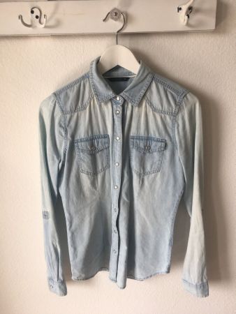 ONLY - Jeansbluse Gr. 34