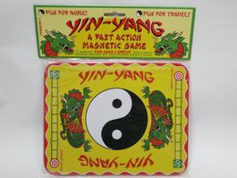 Blech Yin Yang Spiel mit Magnet OVP Blechschild