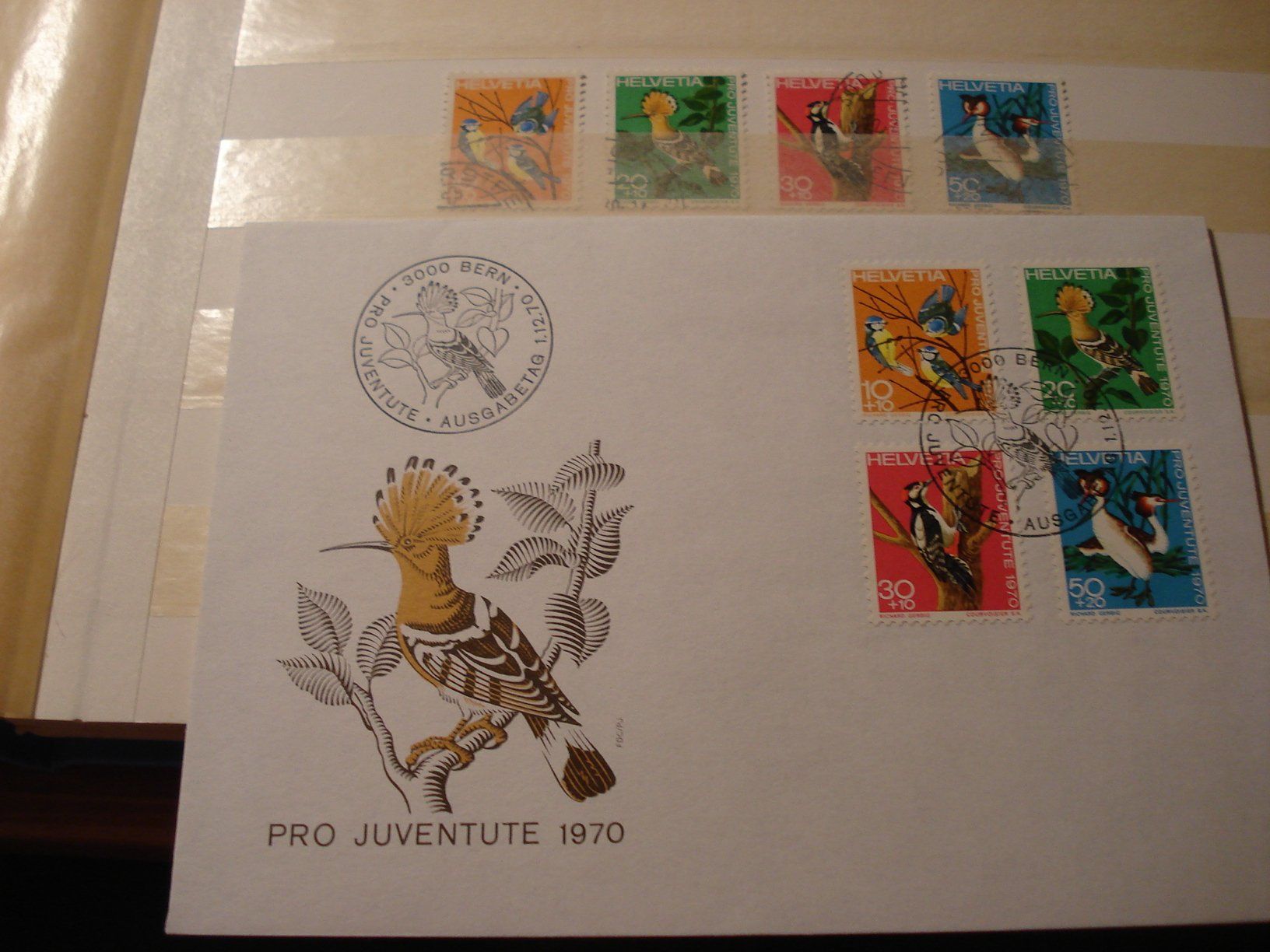 Tutti i francobolli: Pro Juventute 1970, FDC + Satz Lose o – Usato da Niederwil AG venduto da morostahu