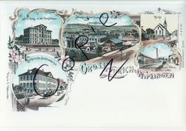 Gruss aus Zürich Wipkingen, um 1900