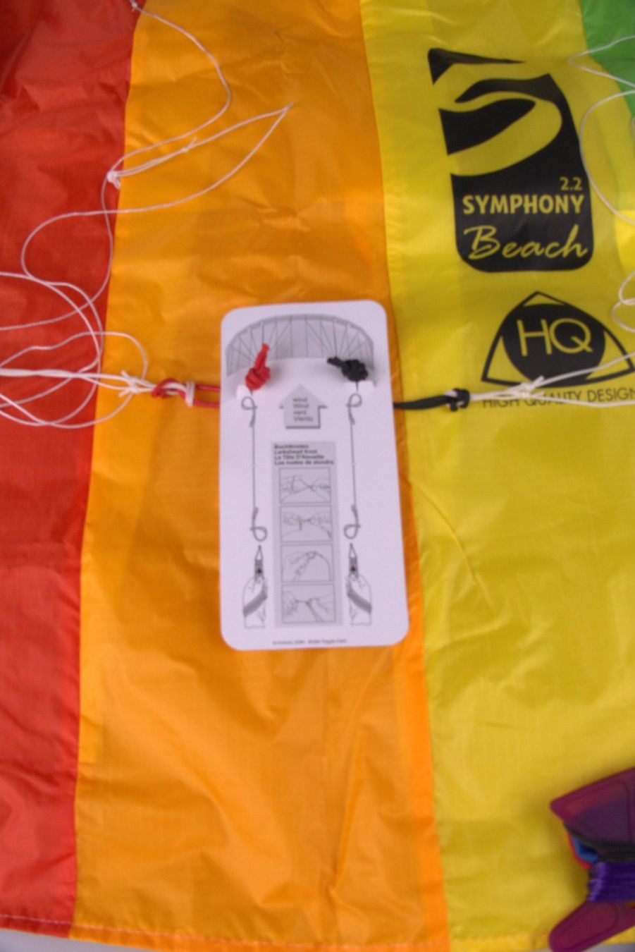 Aquilone: Lenkdrache, Invento Symphony Beach 2.2 Rainbow – Usato da Volketswil venduto da brockipfannenstil 3
