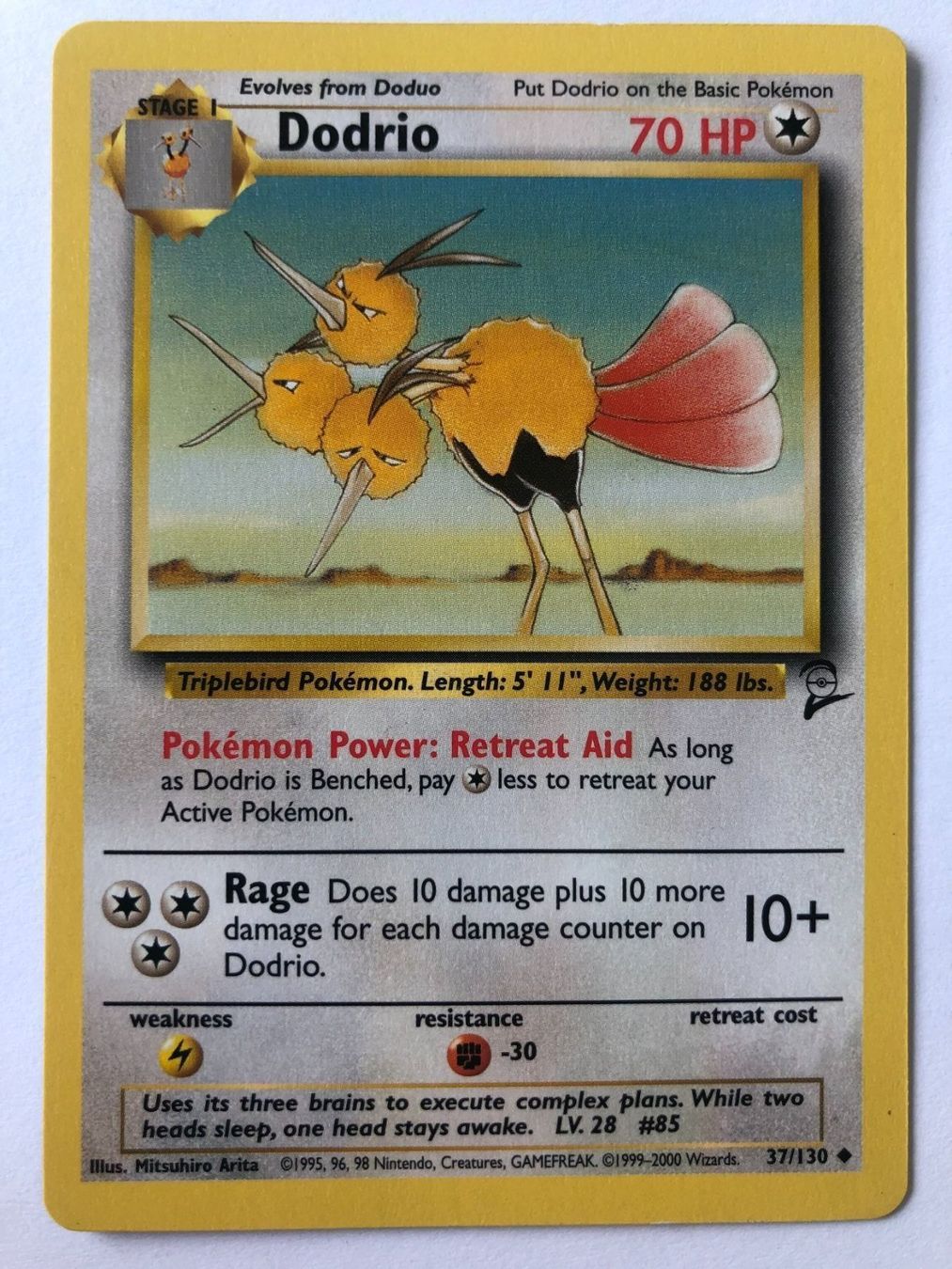 Pokémon Carte collezionabili: Dodrio - Base Set 2 - Pokemon – Usato da Nussbaumen AG venduto da Bika-Shop