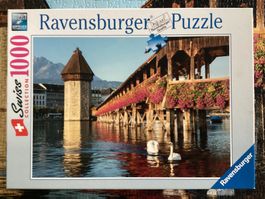 Puzzle Ravensburger Luzern Kapellbrücke 1000 Teile