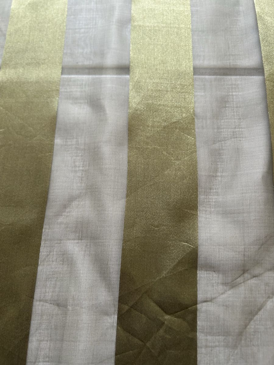 Foulards & écharpes: Fabric textile green striped scarf – D'occasion à Saland par ele_vc96 1