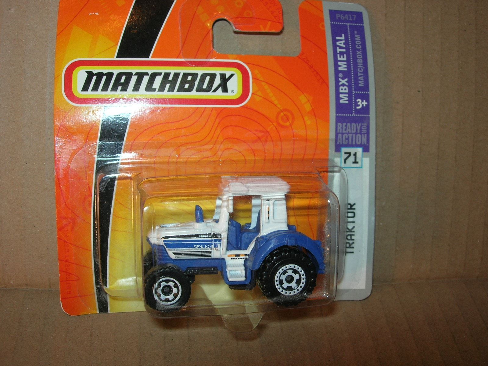Matchbox Spielzeuge: Traktor weiss /blau * Matchbox – Neu und originalverpackt aus Hornussen von Corvette-