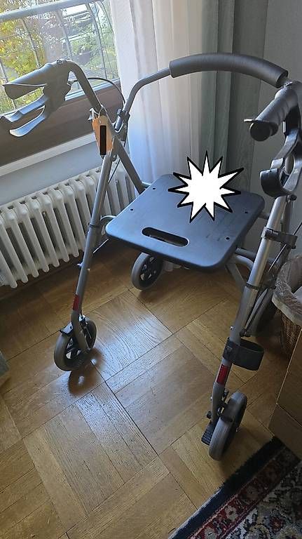 Ausili per la deambulazione: Déambulateur neuf - 4 roues  – Nuovo e nell'imballaggio originale da Compesières venduto da mlle_steph 1