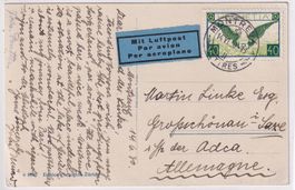 Flugpost - 1930-, MONTREUX nach Deutschland+++