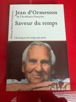 ✨ Jean d’Ormesson – Saveur du temps – Mémoires & réflexions