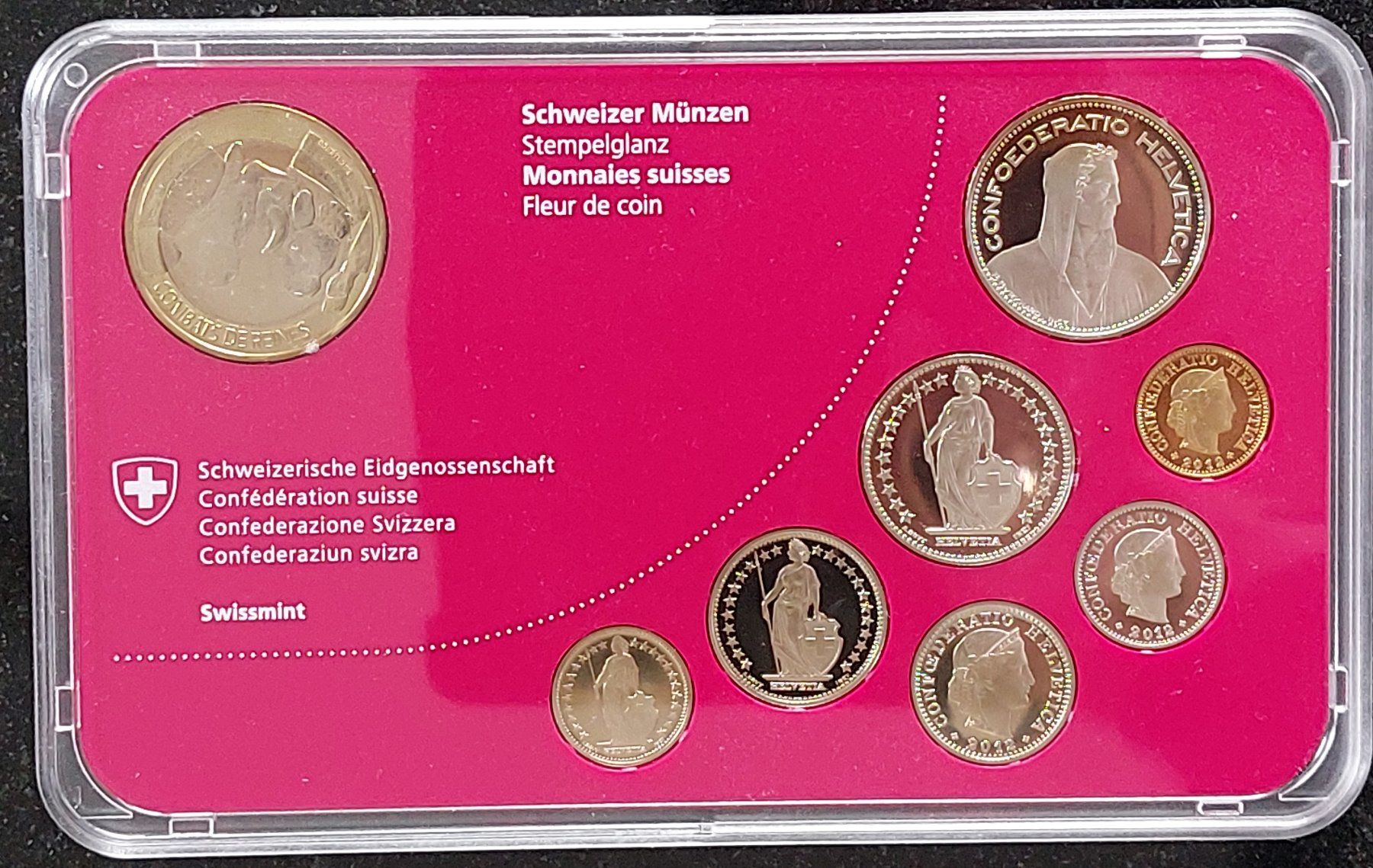 Tutti le monete: Münzsatz Schweiz 2012 stgl. – Nuovo (secondo la descrizione) da Arch venduto da coinsandmore 3
