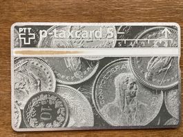 Taxcard 404L_16130 PAX Münzen
