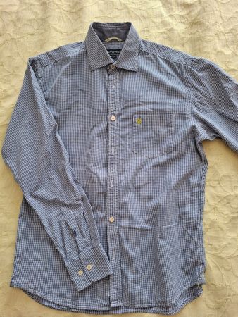 Hemd S Neuwertig Marc O'Polo Blau-Weiss