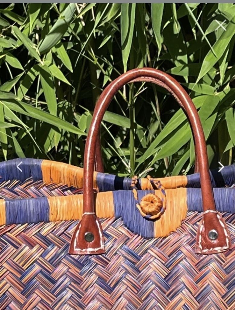 Borse da donna: Strandtasche Tasche Lederhenkel NEU – Nuovo (secondo la descrizione) da St. Gallen venduto da CaliSunshine 1