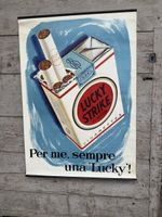 Affiche publicitaire Lucky Strike XXL