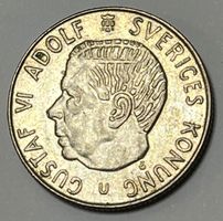 1 Krona - Gustaf VI Adolf - Schweden - 1967 (Silber)