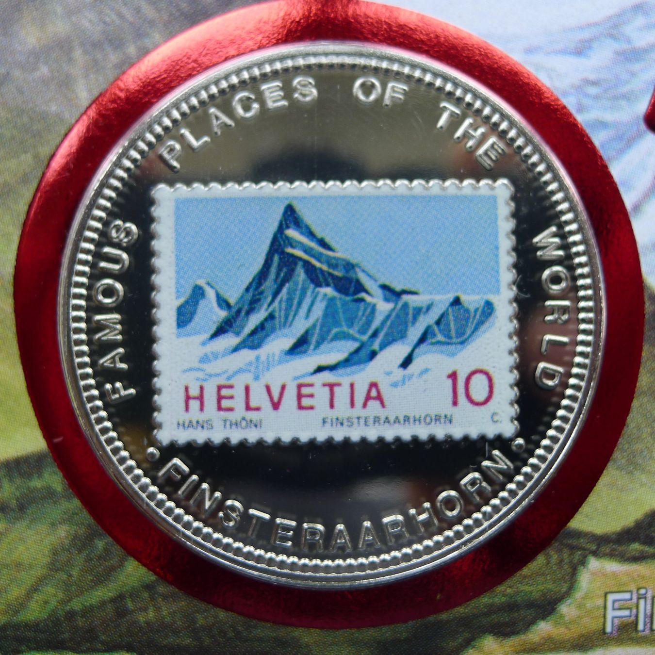 Alle Münzen: 1997: Numisbrief Schweizer Berge - Finsteraarhorn mit Nr.433 – Gebraucht aus Sursee von Luzernerraute 1