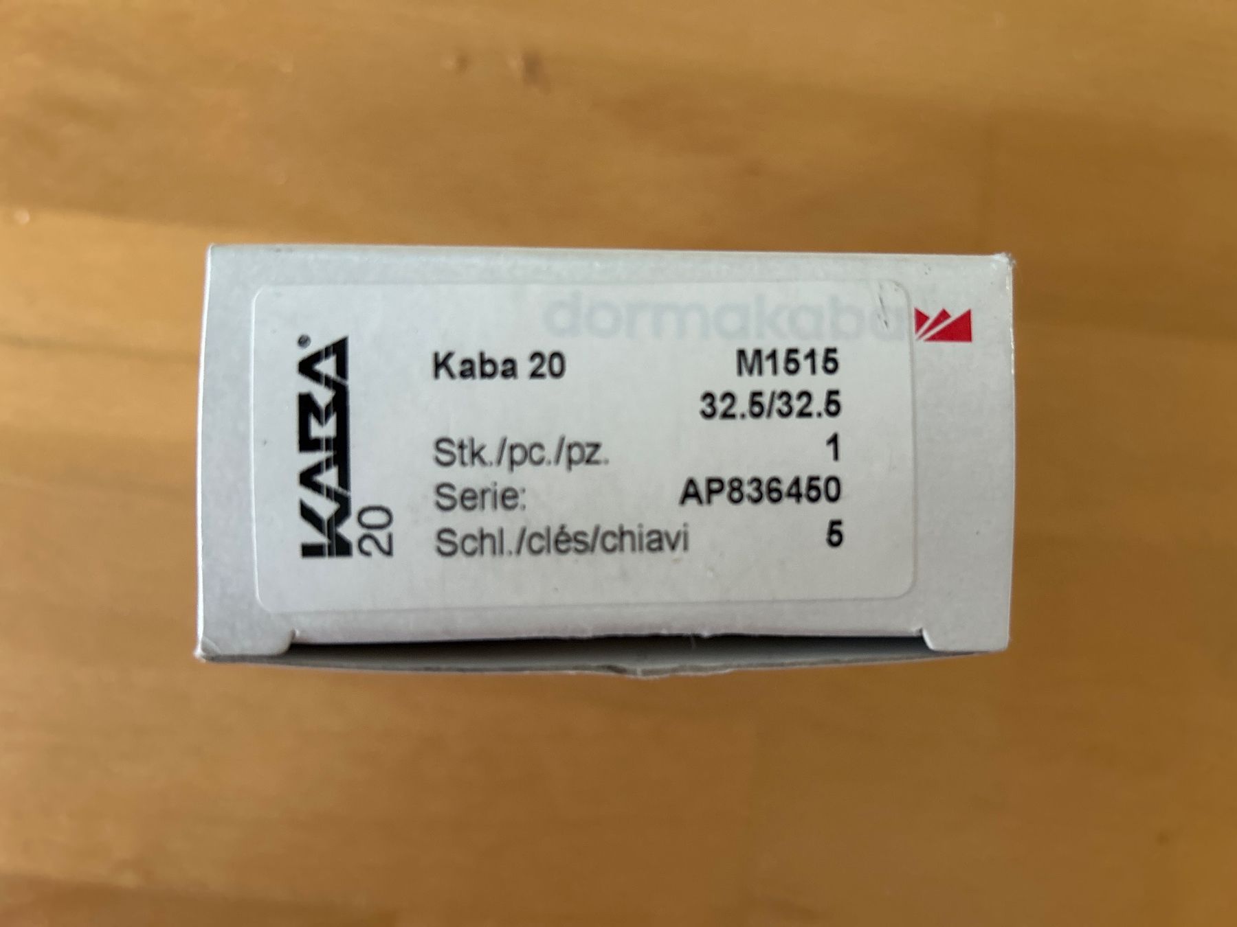 Kaba Schliesszylinder: Türschloss Kaba 20 – Neu und originalverpackt aus Buttisholz von allule13 2