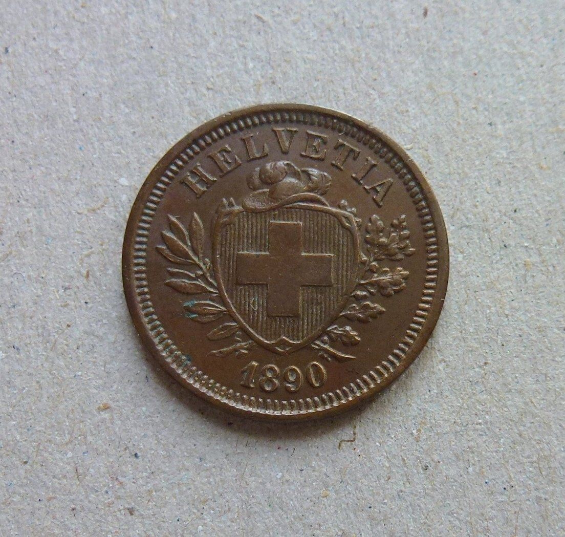 Tutti le monete: ++ 1 Rappen 1890, gute Erhaltung – Usato da Walkringen venduto da Casablanca777