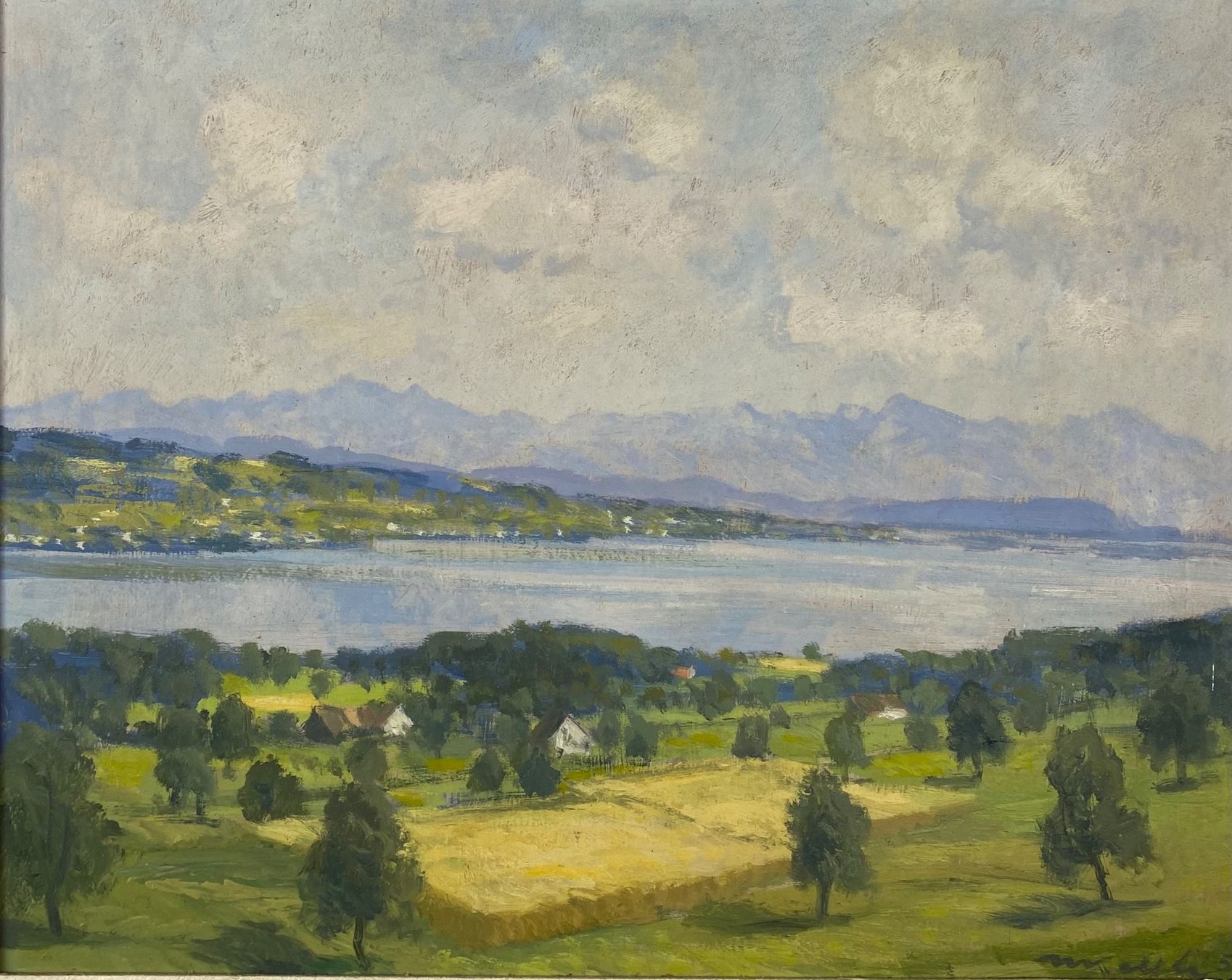 Dipinti: Max Keller - am Zürichsee – Usato da Basel venduto da bigmbh