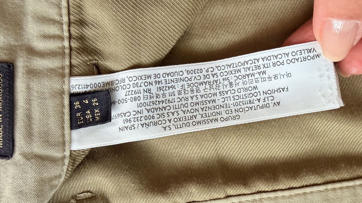 Massimo Dutti Pantaloni: Pantalon large Massimo Dutti beige taille 36 – Usato da Bulle venduto da LeMoleson 5