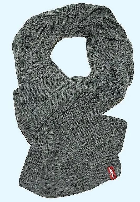 Foulards, Tücher & Schals: Levis Schal, grau, neu, unisex, 100% Polyacryl – Neu und originalverpackt aus Sursee von Engel19