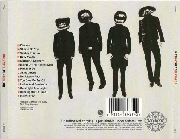 CD: Hot Hot Heat – Elevator – Usato da St.Gallen venduto da jalamusic 1