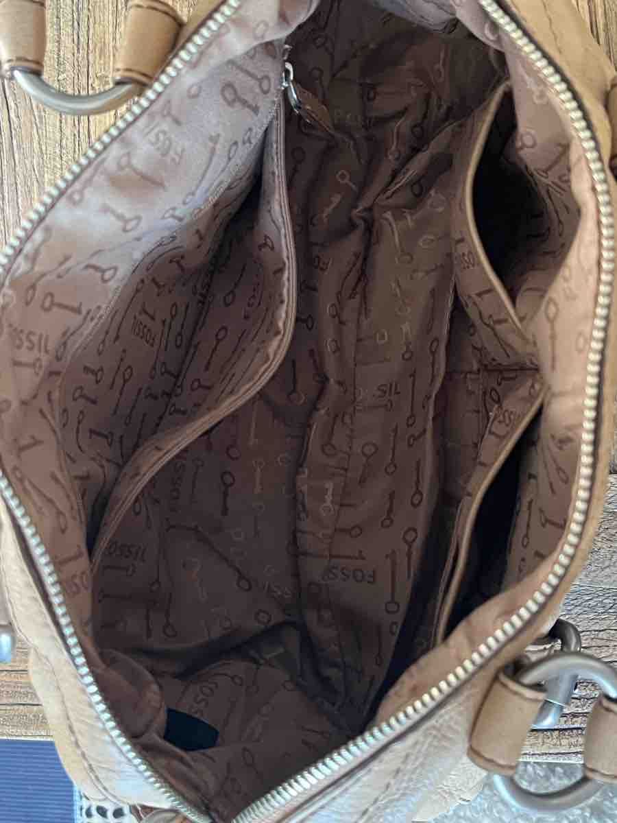 Fossil Taschen für Damen: Fossil Handtasche Damen Leder hellbraun – Neu (gemäss Beschreibung) aus Lausen von Mysli1 6