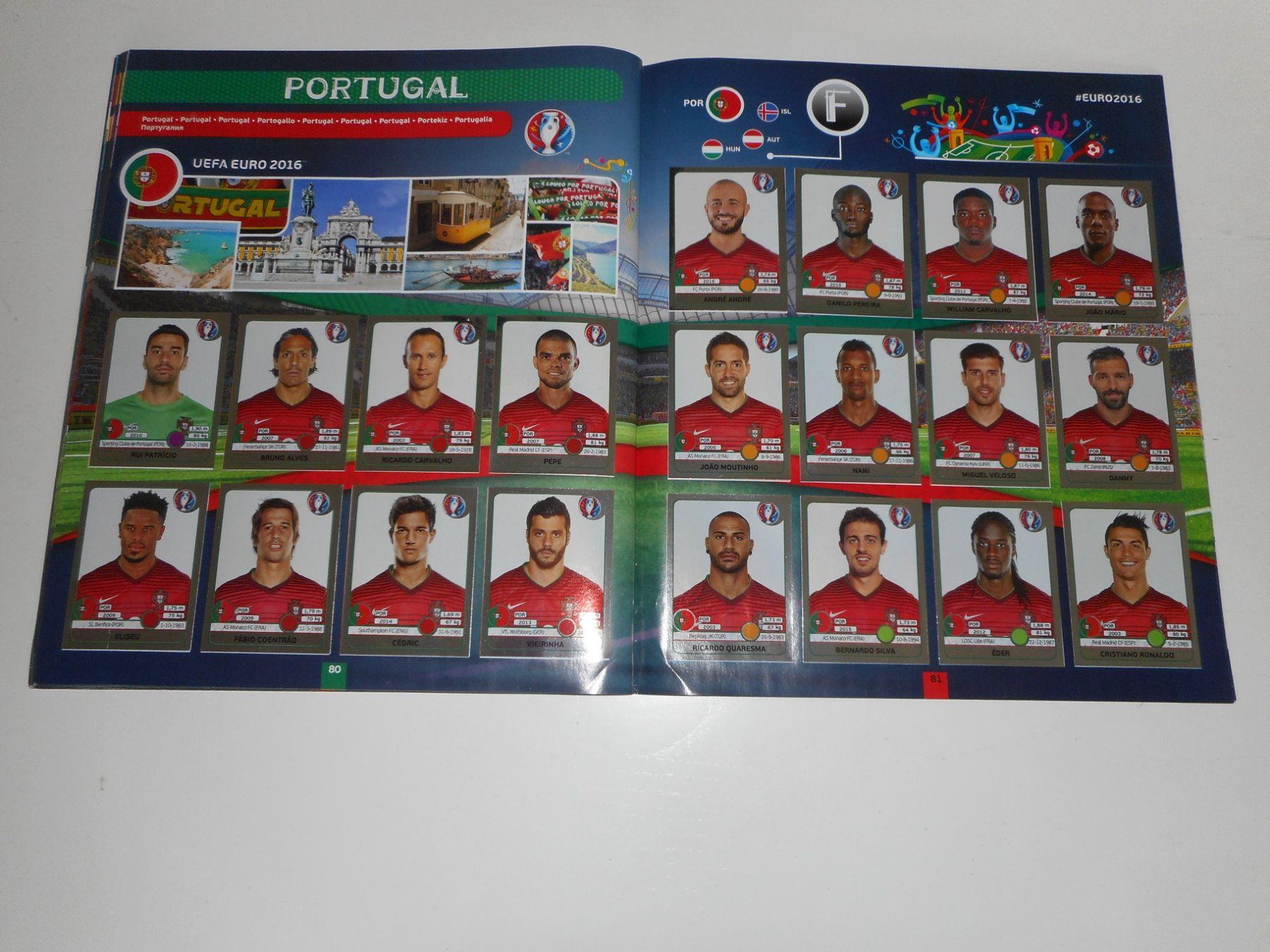 Panini Alben: Panini Euro/EM Album 2016 komplett – Gebraucht aus Cham von Paniniworld 6