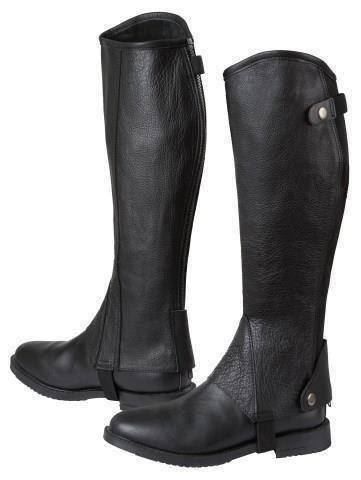 Stinchiere & Fasciature: Reit-Stiefelschaft Elasto /Chaps aus Leder – Nuovo e nell'imballaggio originale da St. Gallen venduto da schnaeppchen-preise