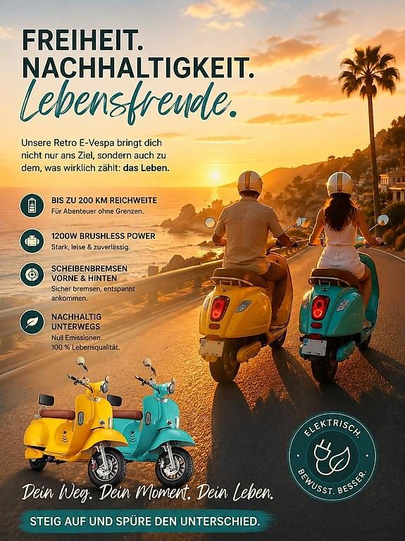 Scooter: Retro 1200W-3000W EEC-Certified Scooters – Nuovo (secondo la descrizione) da Geroldswil venduto da jos_5ccn