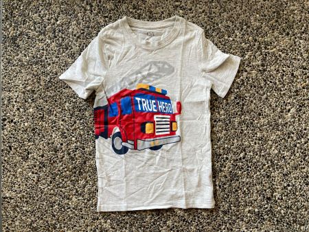 T-Shirt Feuerwehr, Gr. 128 100% BW