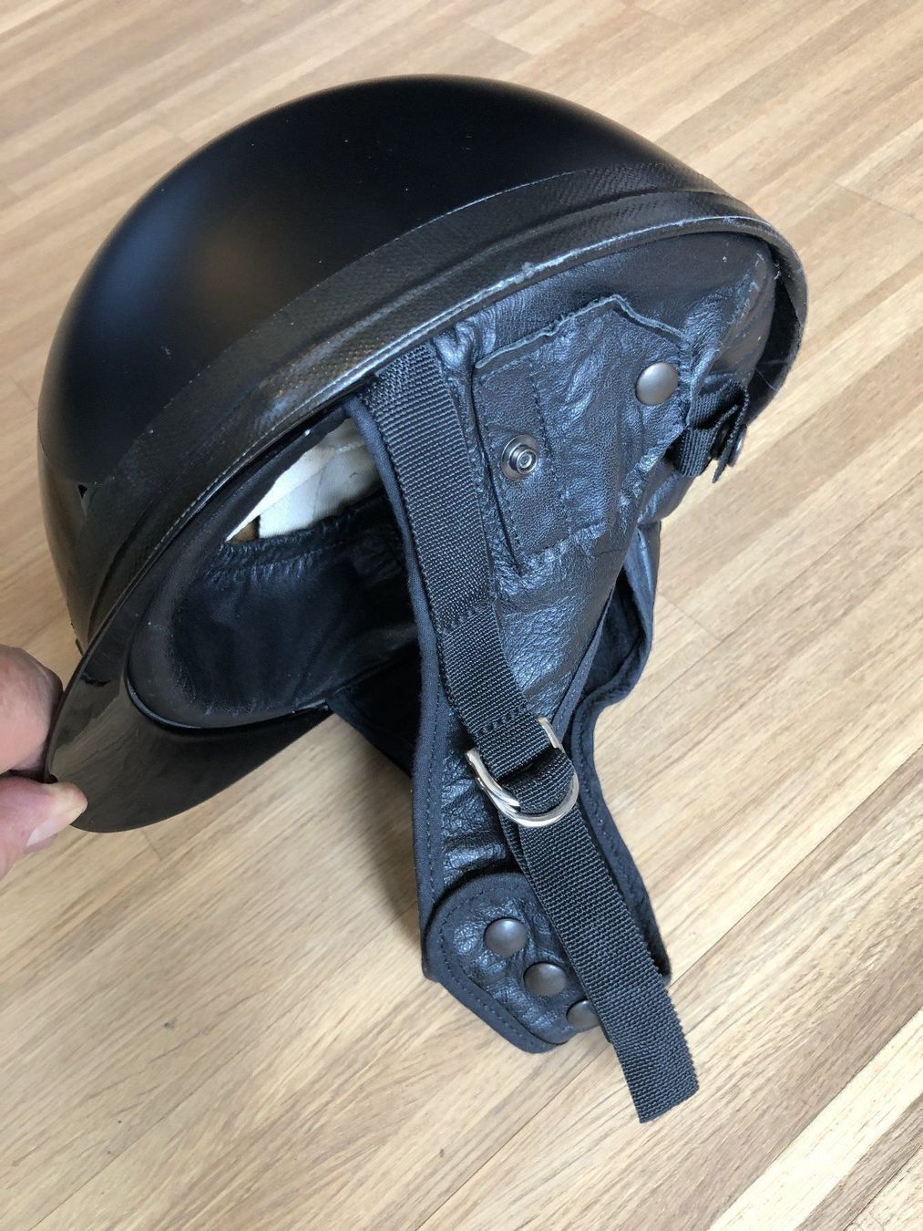 Caschi & visiere: Davida Classic Helm schwarz – Nuovo (secondo la descrizione) da Zollikon venduto da Chica13.11. 2