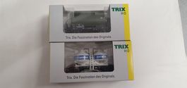 Trix 24819 & 24815 Kessel- & Staubsilo- Güterwagen, Ep.III