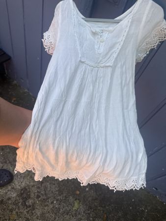 Mädchen Kleid L.O.G. Grösse 104 weiss spitze