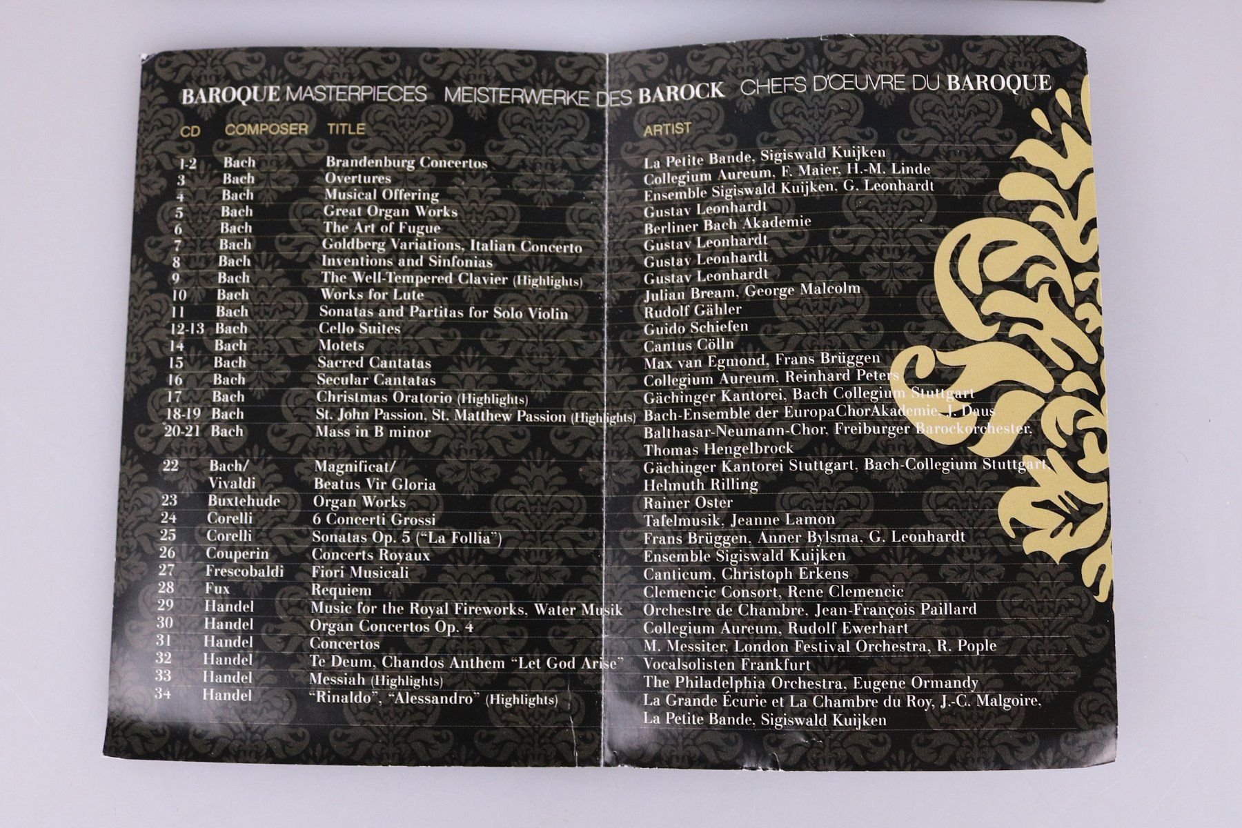 CDs: CD-Box Meisterwerke des Barock – Gebraucht aus Volketswil von brockipfannenstil 4