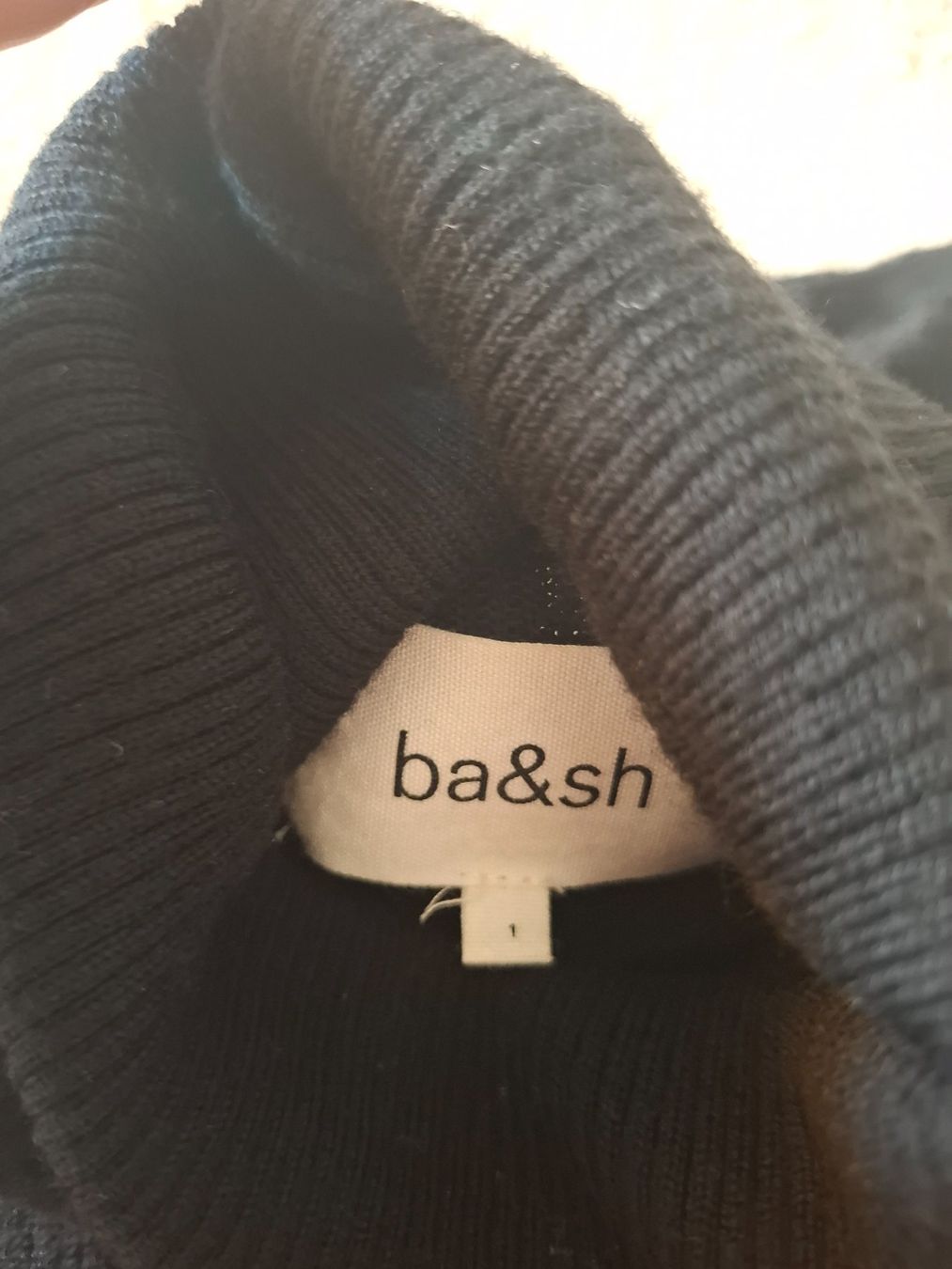 Ba&Sh Maglioni & Felpe: Rollkragenpulli, Ba&sh, schwarz Gr. 1 – Usato da Basel venduto da Chahri 2