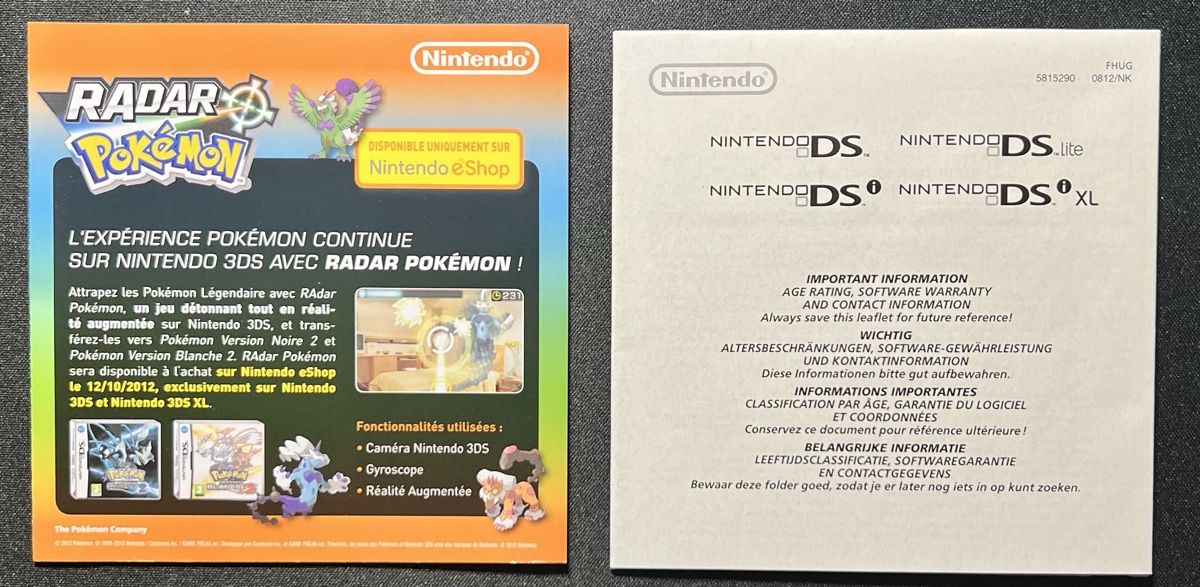 Pokémon Giochi: Pokémon version Noire 2 – Usato da Grandevent venduto da David28313 4