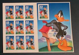 Kleinbogen ** 1999 / Selbstklebend 10Stk USA 32 / Daffy Duck