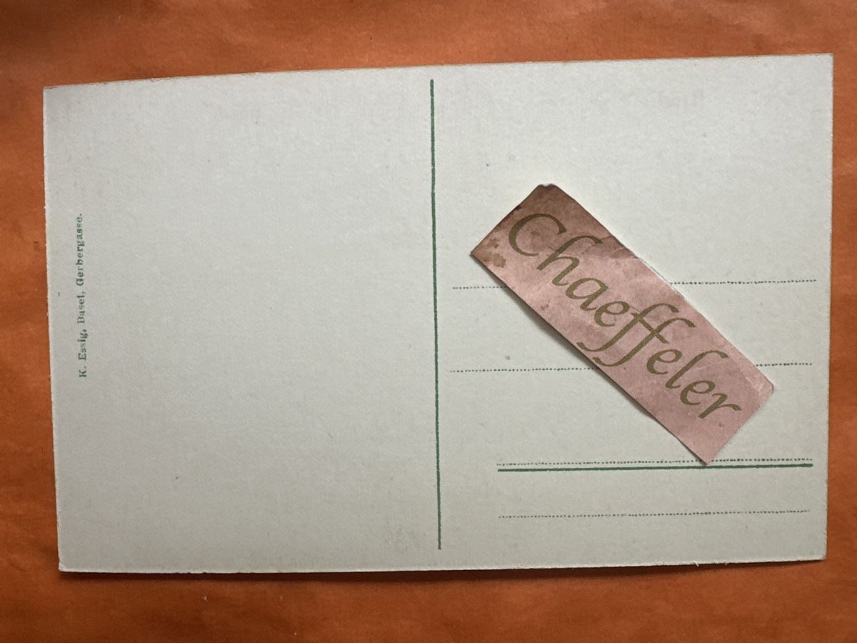 Cartoline postali: Alte Ansichtskarte Basel Börse – Usato da Zürich venduto da Chaeffeler 1