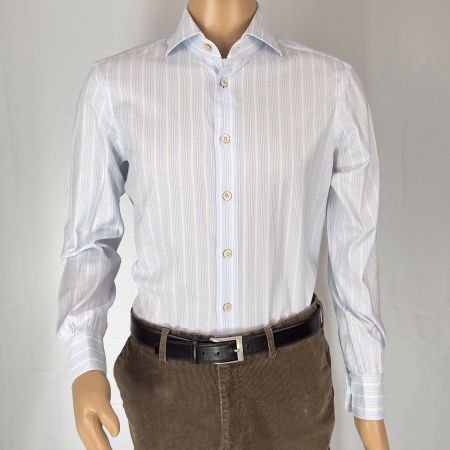 Kiton Hemd Blau